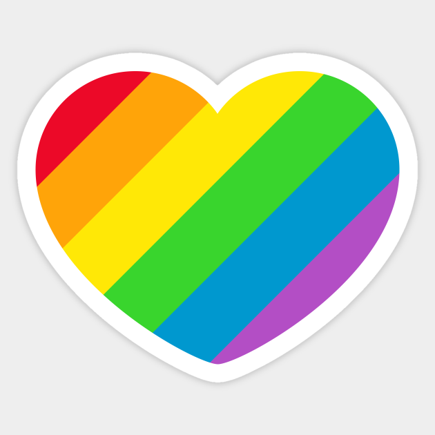 Rainbow gay pride sticker